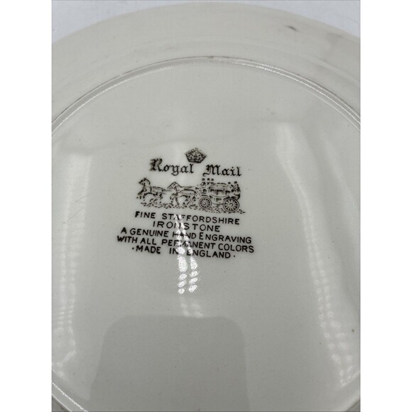 Vintage Royal Mail 12 1/4” Serving Platter Fine Staffordshire English Ironstone - Picture 5 of 6